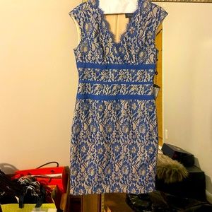 Adrianna Pappel blue Lace dress